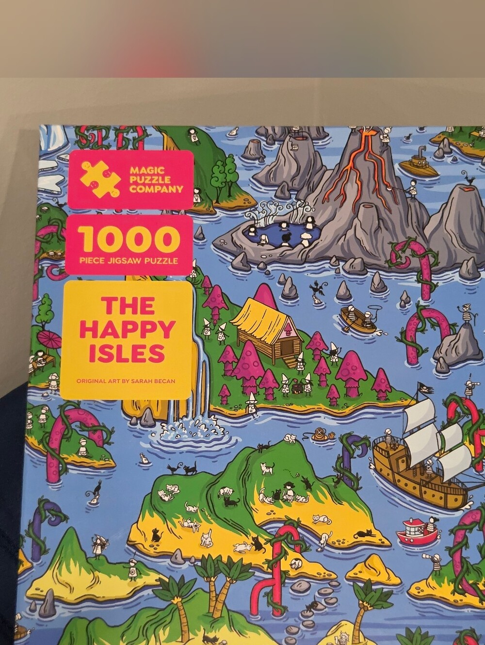 Magic Puzzle Company 'The Happy Isles' 1000-Piece Jigsaw Puzzle